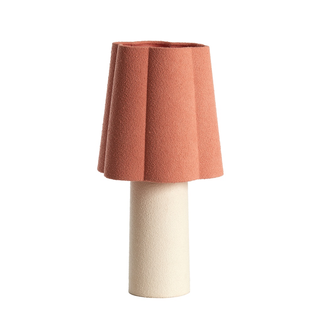 Light & Living Schemerlamp Musaby organische vorm - wit en roze - 1892889