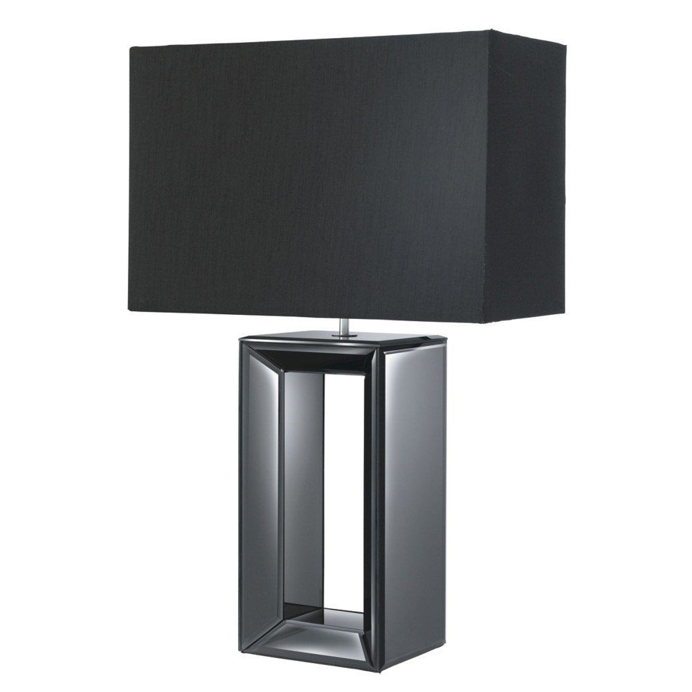 Searchlight Zwarte schemerlamp Mirror - EU1610BK