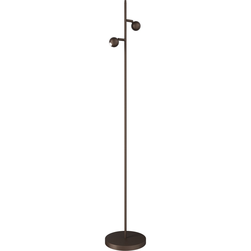 Masterlight 2-lichts vloerlamp Talana cacao bruin - 1410-15-15-2