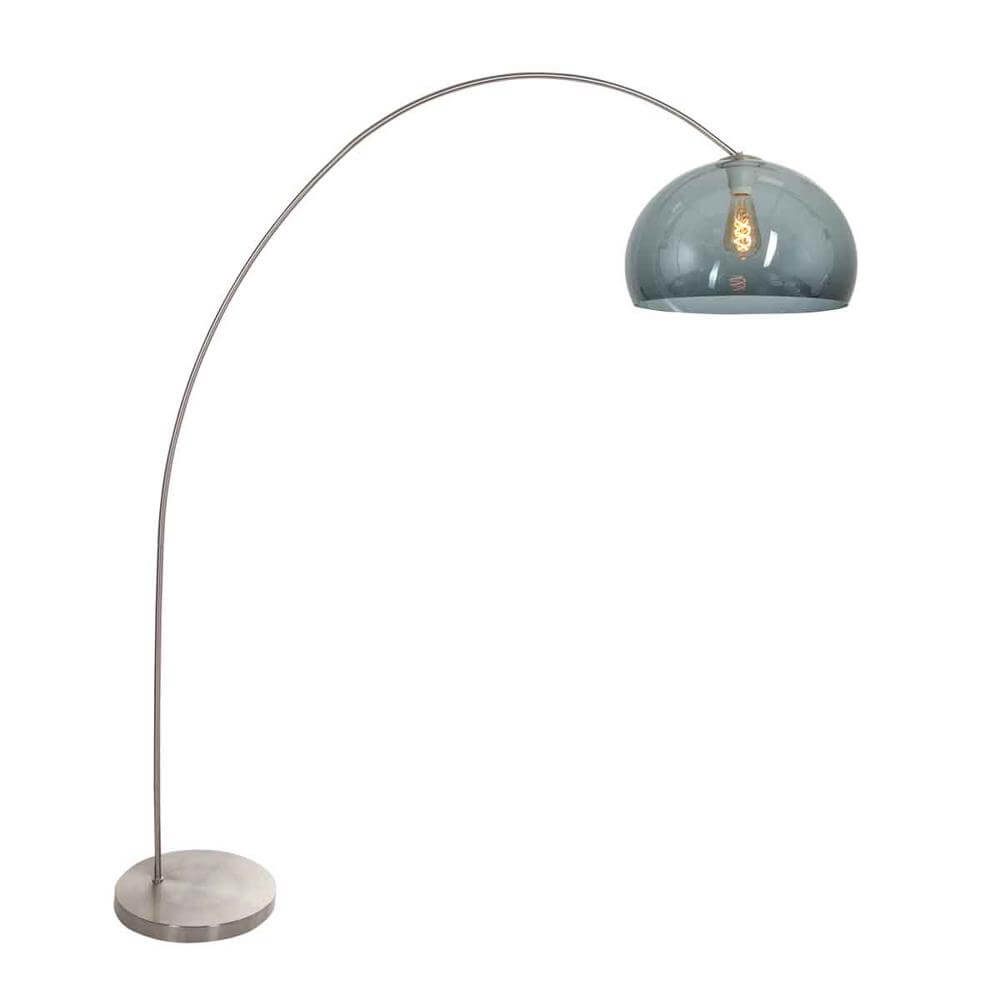 Steinhauer BooglampSolva metaal met smoke glas - 3920ST