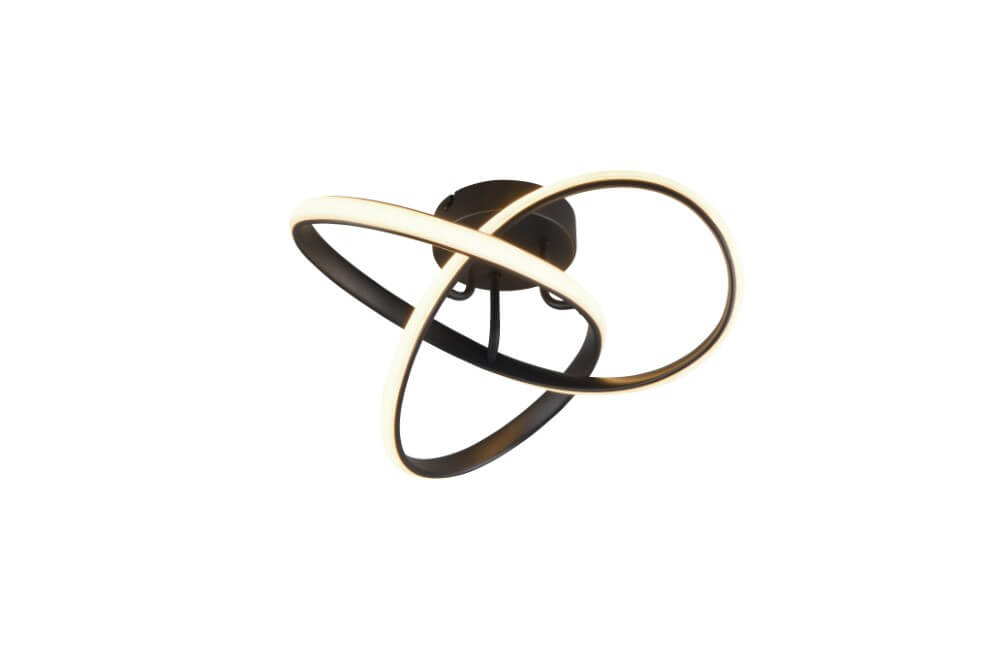 Trio Design plafondlampMeo zwart - R62101132