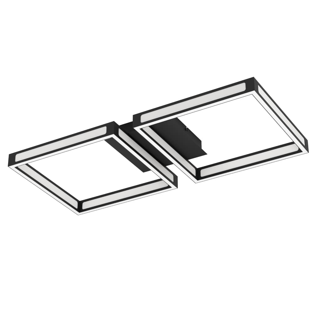 Eglo Led plafondlamp Altaflor zwart - 99788
