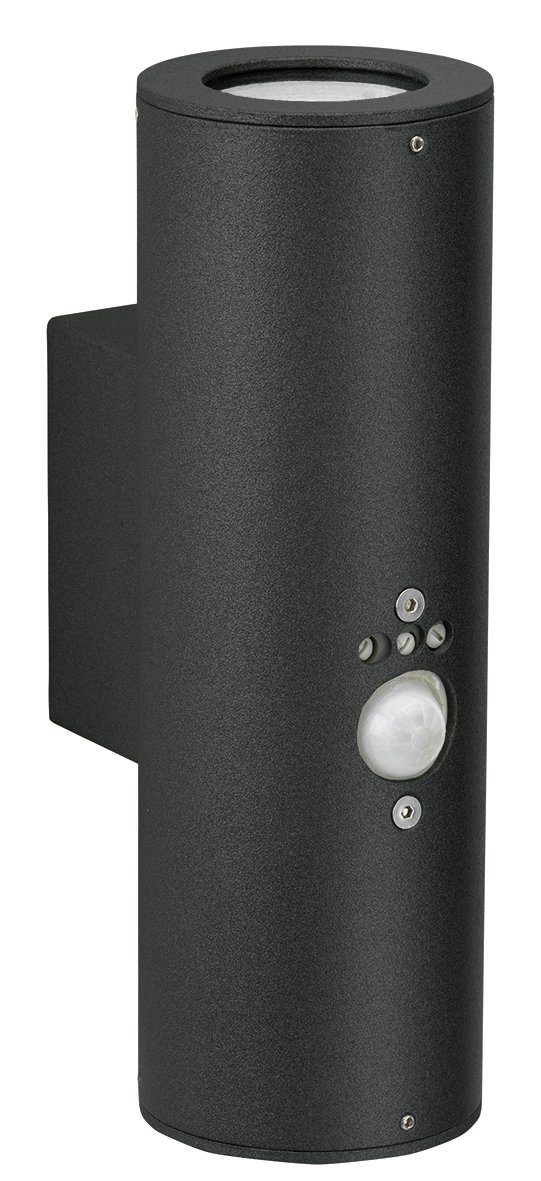 Albert Buitenlamp up down met sensorMolli zwart - 662480