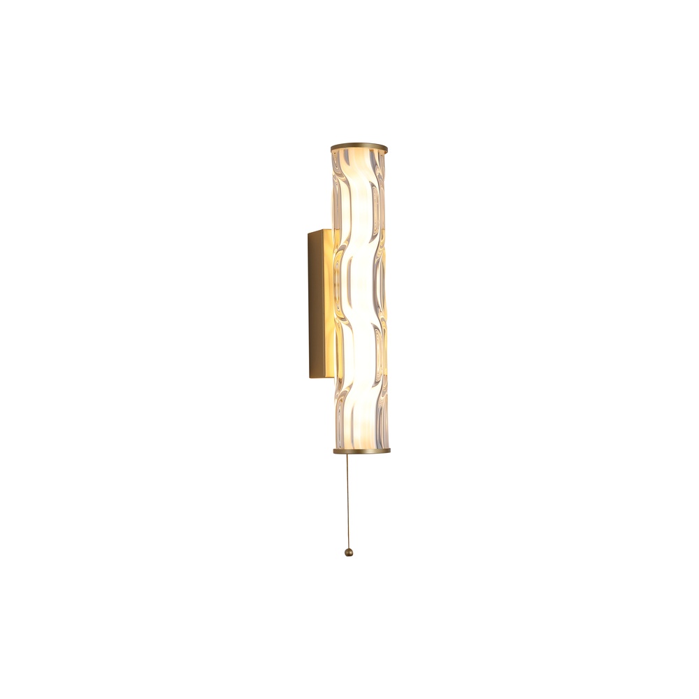 Searchlight WandlampVibrate goud 33cm - 66310-1GO
