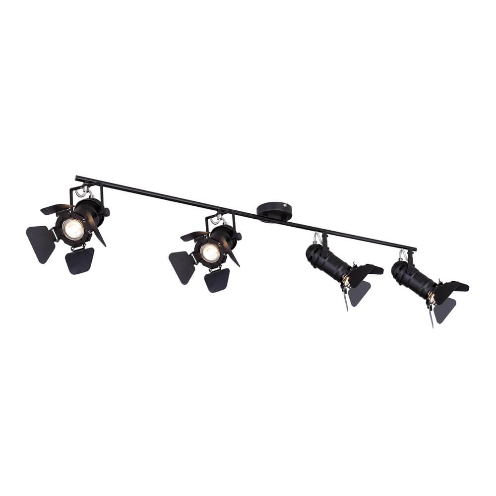 Globo Hollywood lamp Egon zwart - 54650-4B