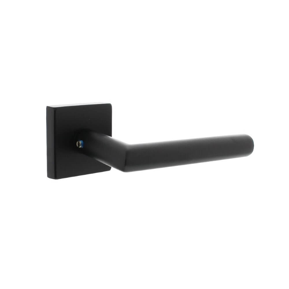 Intersteel AchhterdeurbeslagJura massief vierkant RVS rozet zwart - 0023.405720