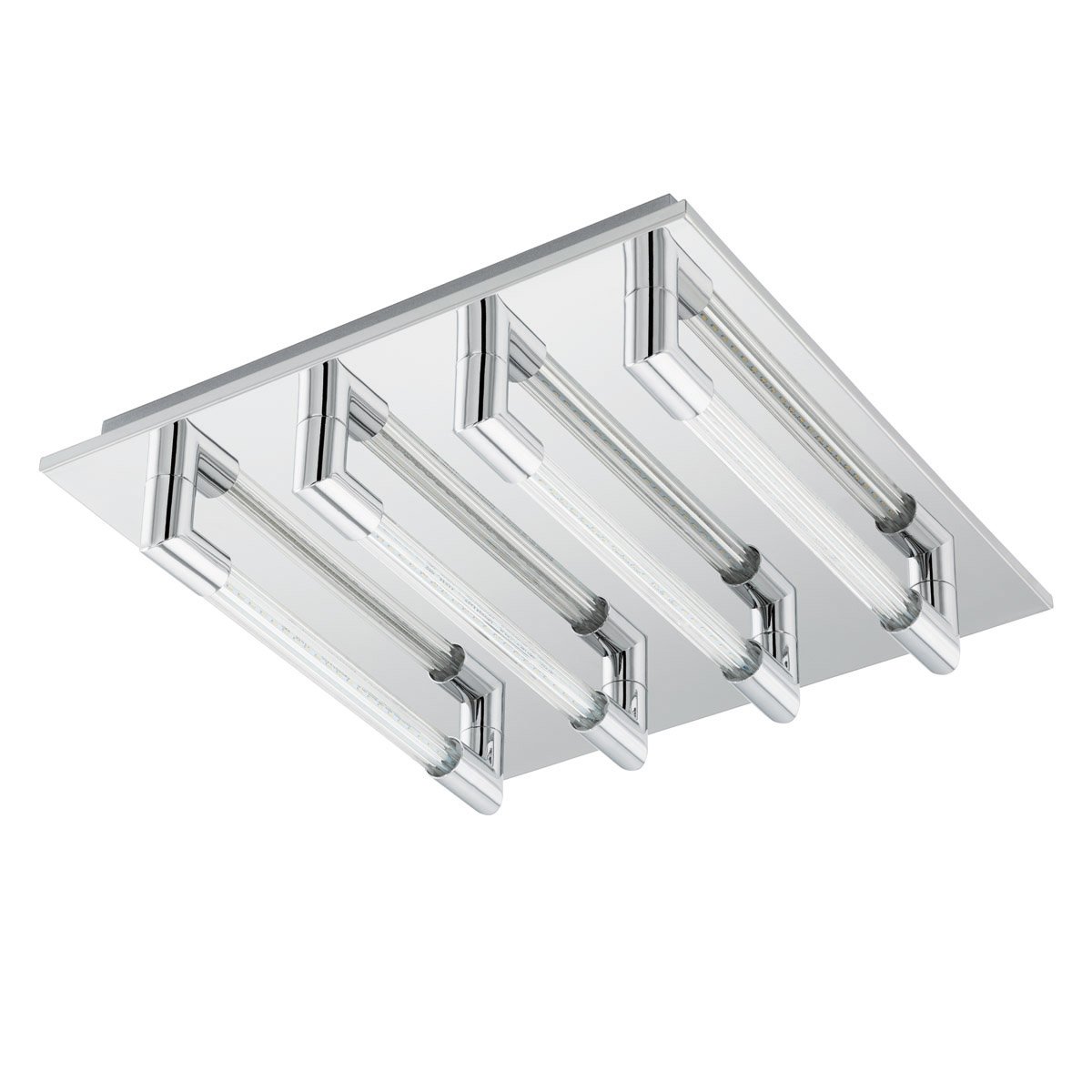 Eglo Led plafondlamp Velarde 4-lichts grijs - 95397
