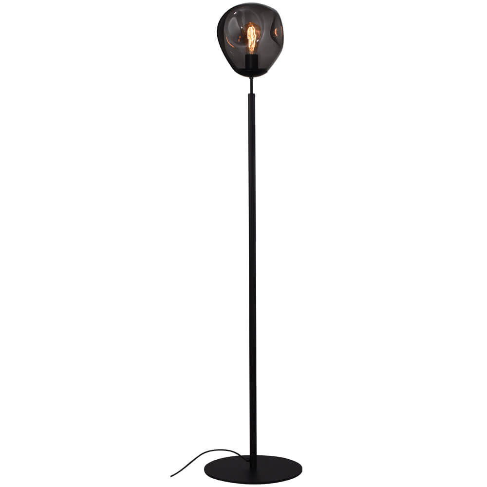 Masterlight VloerlampLava Ø 24cm smoke glas - 1760-05-05-61