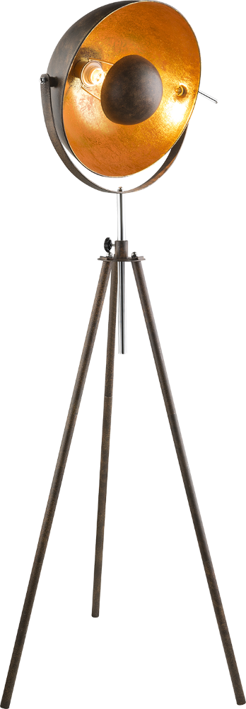 Tripod vloerlamp Xirena I roest bruin
