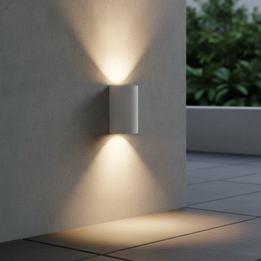 Lyora Ronde spotNero wit up en down - 108860