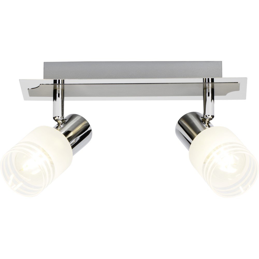 Brilliant Design plafondspotLea 2-lichts grijs - G32429/77