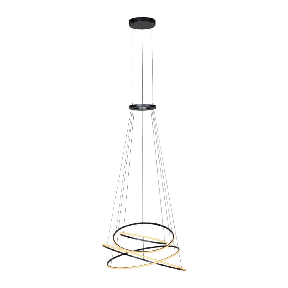 Paul Neuhaus Design hanglamp Pure E-Flying Rings grijs - 2566-15