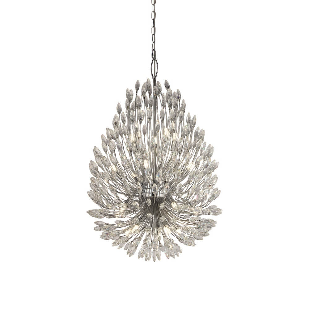 Searchlight Ø 51cm kroonluchterPeacock - 86012-20CC