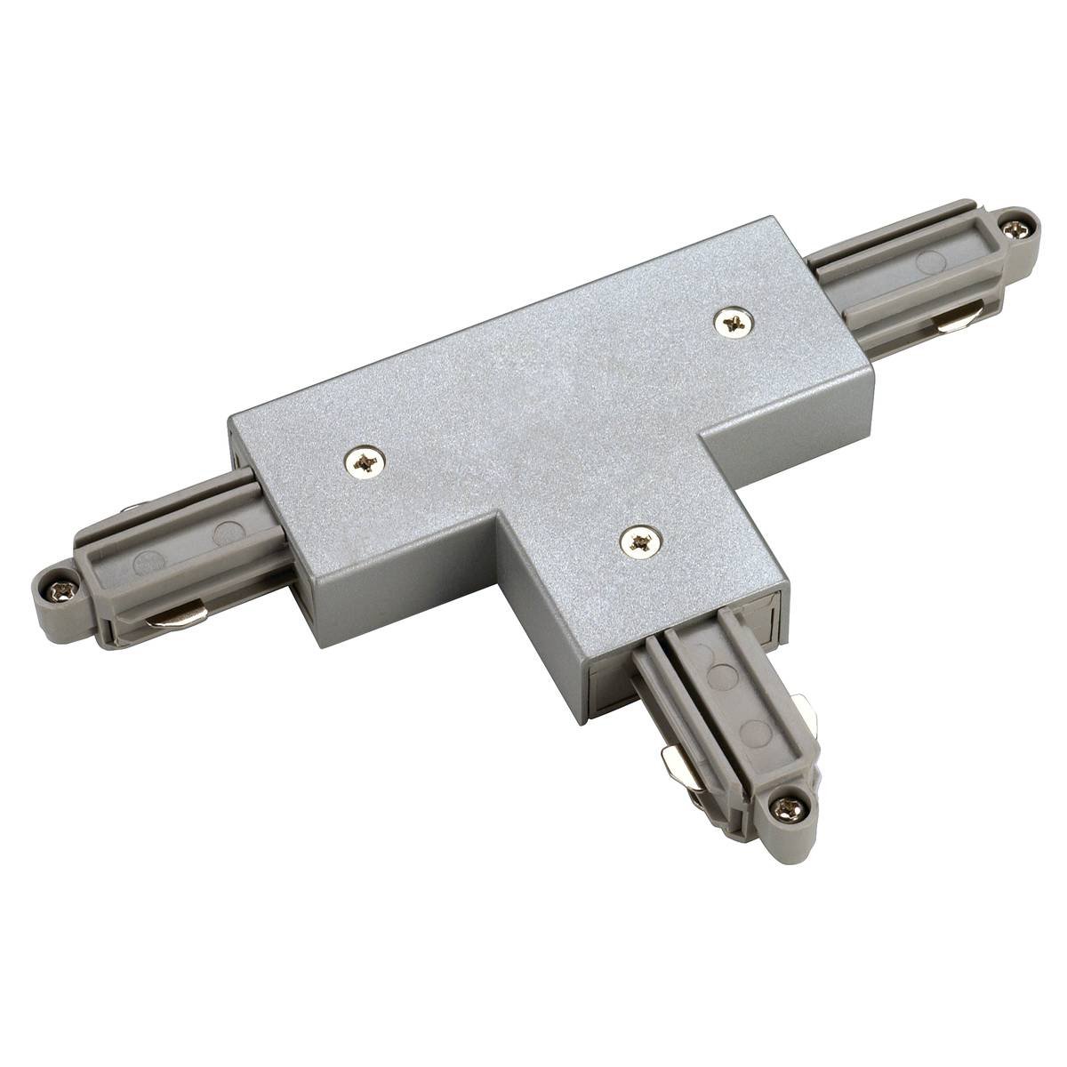 SLV 1-fase T-Connector 2 aarde rechts grijs - 143082