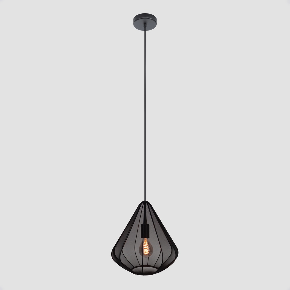 Eglo Hanglamp Ø 33cmDolwen zwart - japandi - 43994