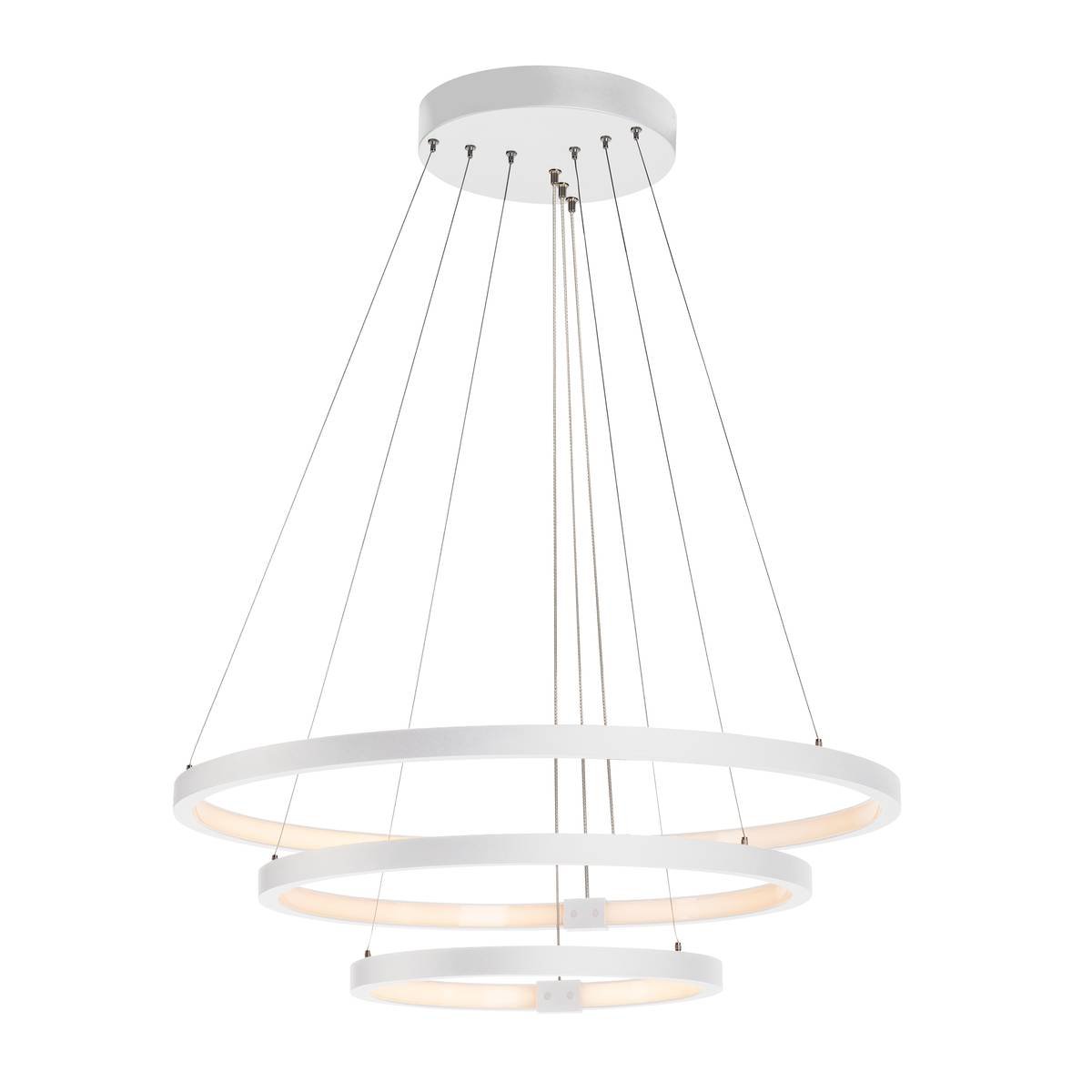 SLV Led hanglampOne Triple 3-rings Ø 80cm dimbaar wit - 1002914