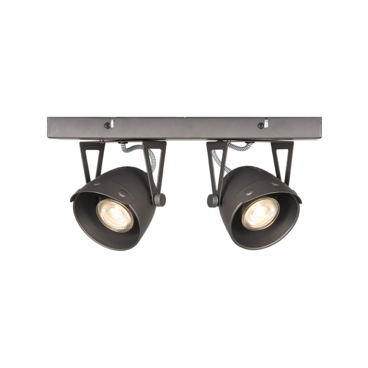 Label51 Industriële spotCap led 2-lichts grijs - MT-2173 afbeelding