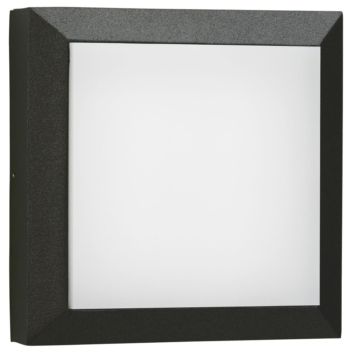 Albert Vierkante wandlamp buitenParel 32cm-zwart - 666562