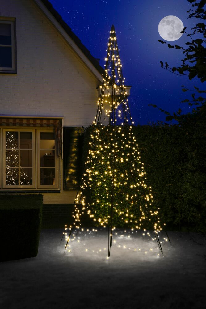 Fairybell 4 meter - 640 Led - Warm White - Incl. Pole - FANL-400-640-02-EU