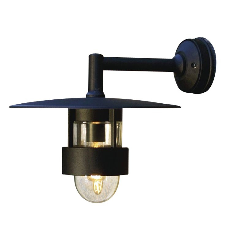 KonstSmide Design wandlamp Freja hangend zwart - 504-750