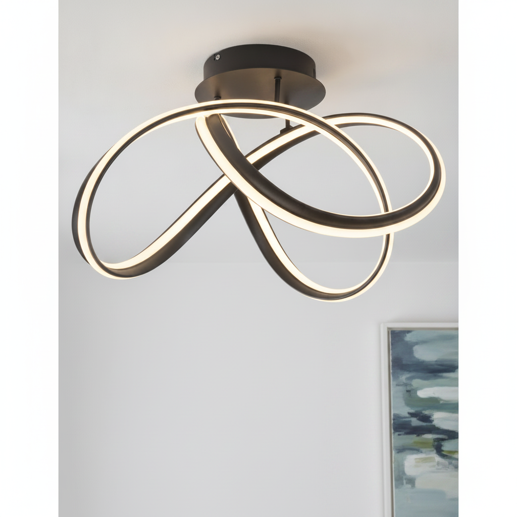 Lyora Design plafondlampTruno zwart - 110422