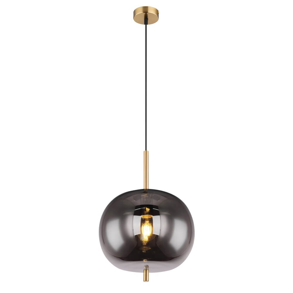 Globo Gouden hanglamp Blacky I enkel Ø 30cm - 15345H1MM