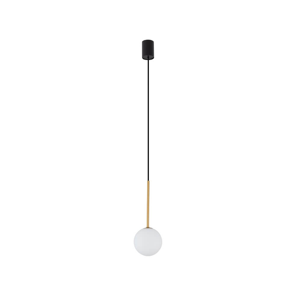 Lyora Glazen plafondlampKaro 1x wit glas - 10305