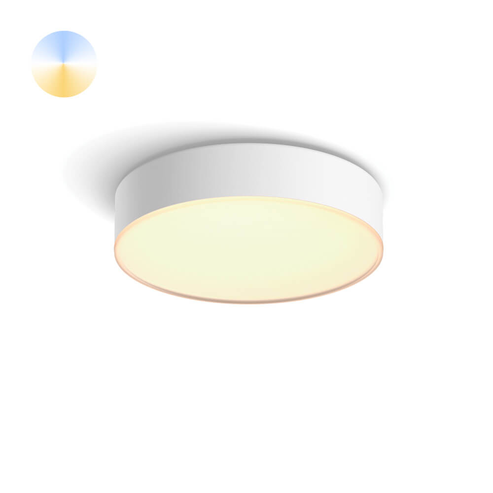 Philips Plafondlamp Hue Enrave S - White Ambiance Ø 26,1cm wit - 915005996401