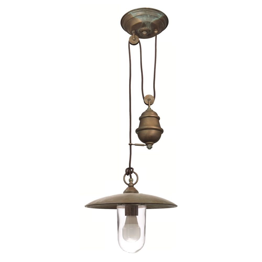 Franssen Stal lamp Landelijk Veranda 2 32cm koperbruin - 231346