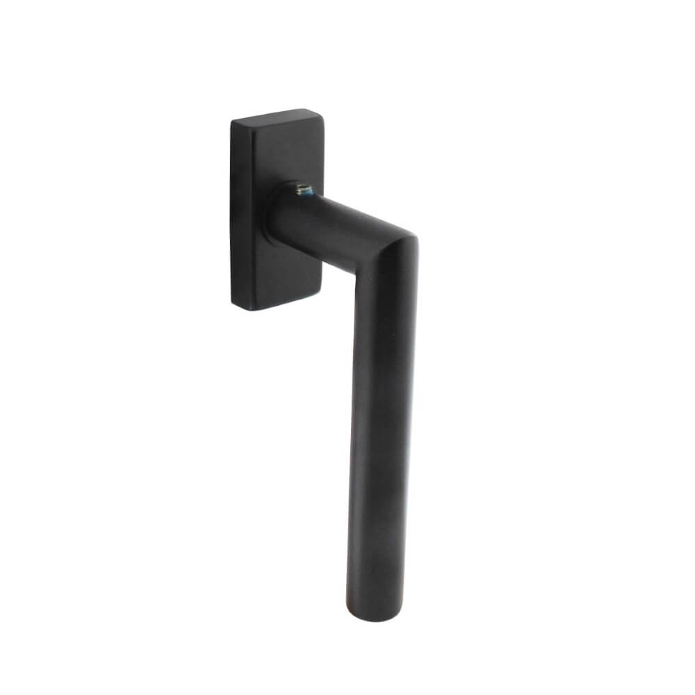 Intersteel RaamkrukJura rechthoekig rozet zwart - 0023.615615
