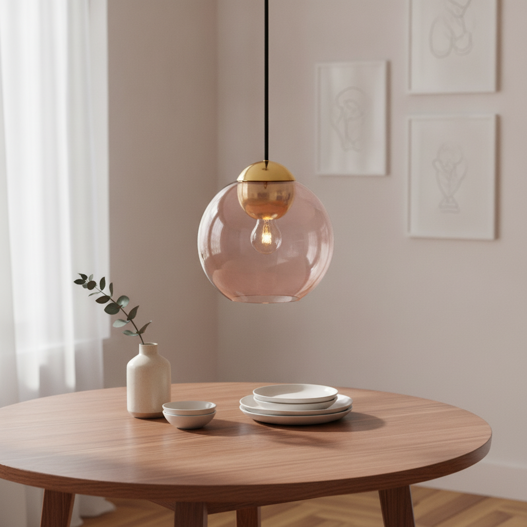 Lyora Design hanglampMidori roze glas - 110708