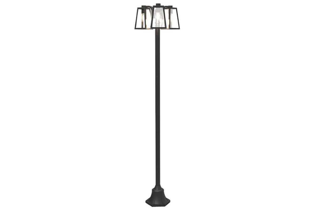 Lutec 3-lichts lantaarnFia zwart - 7290903012 afbeelding