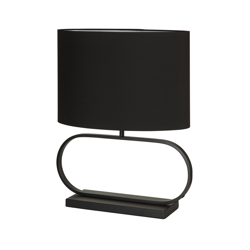 Searchlight TafellampSleek zwart - EU92101BK