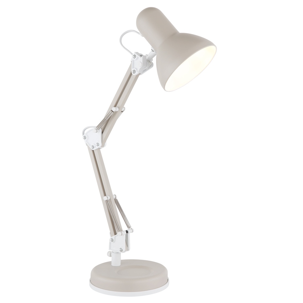 Globo Bureaulamp Famous zand bruin - 24880SA