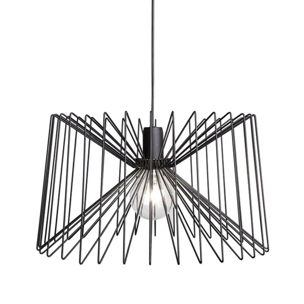 Lyora Zwarte draadlampNess Ø 45cm - 6768