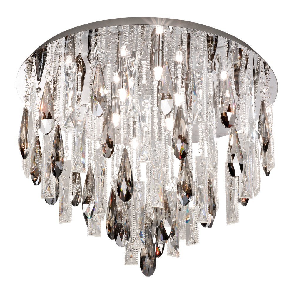 Stars of Light Plafondlamp Calaonda 8-lichts - 58cm met kristal - 93433