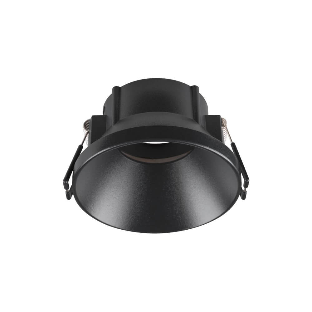 SLV Inbouwring New Tria 75 rond zwart - verdiept met kraag - zonder fitting - 1007449