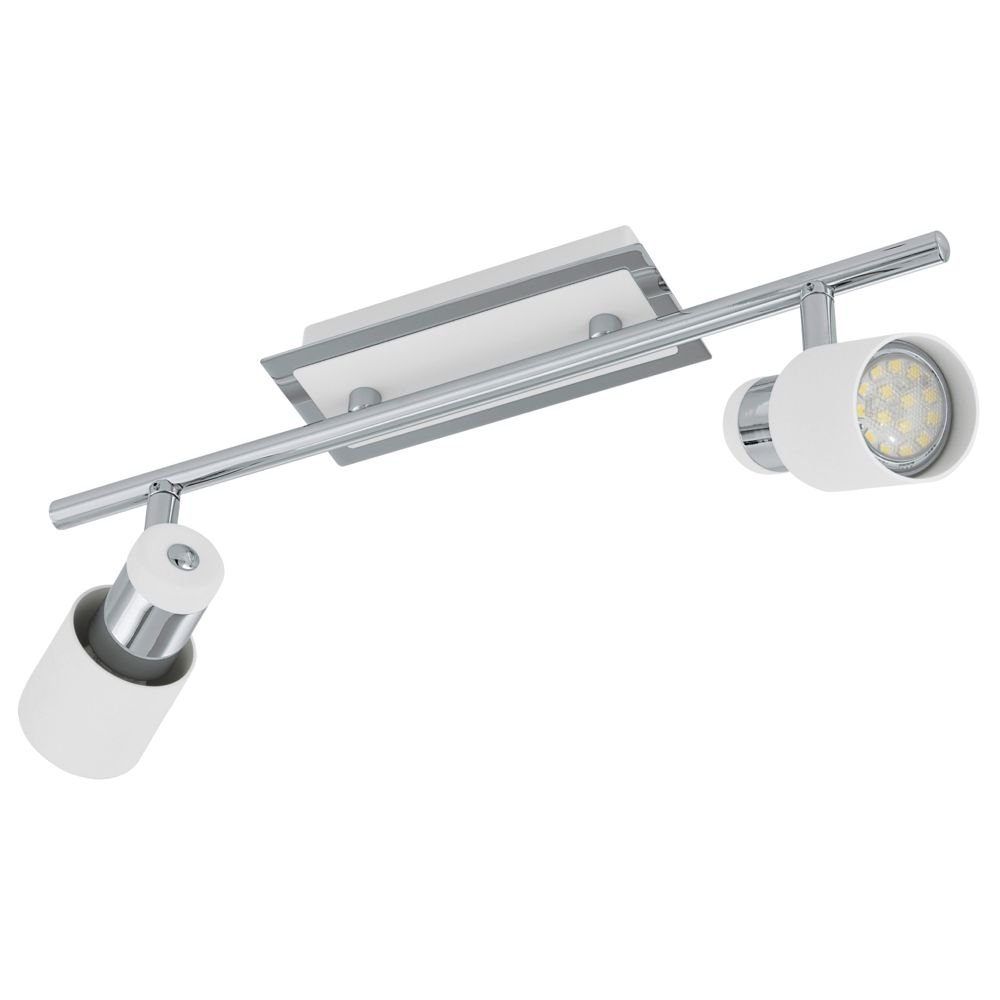 Eglo Ledspot Davida 2-lichts metaalgrijs met wit - 92085