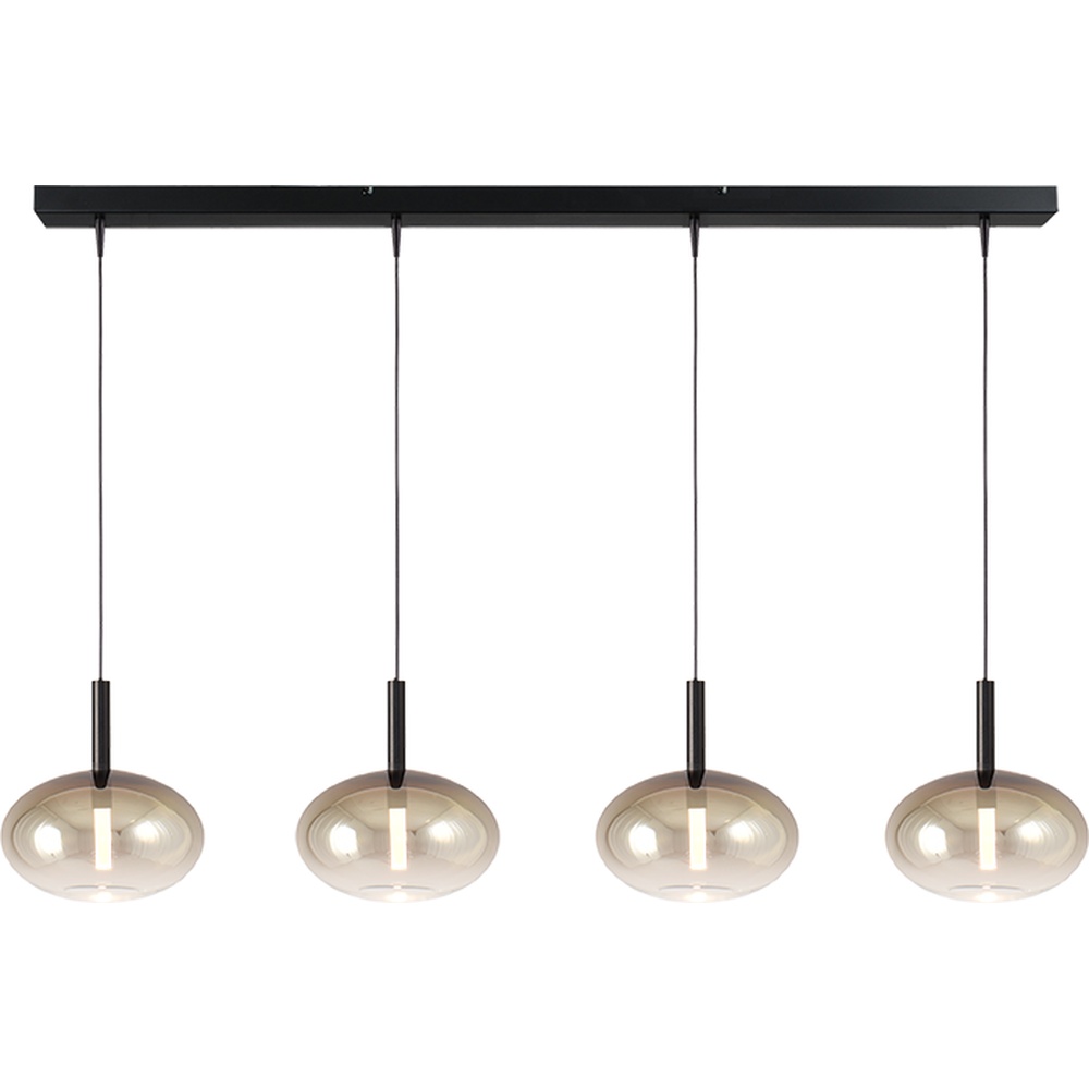 Masterlight 4L hanglamp Ø24cmLido Onion met gold-fading glas - 2861-05-02-130-4-3