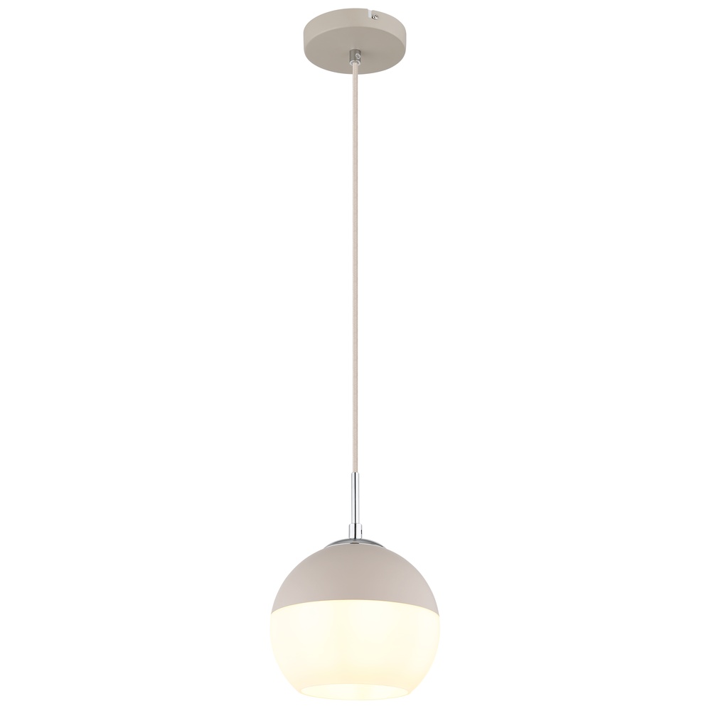 Globo Hanglamp Ragusa zand bruin Ø 20cm - 15999H