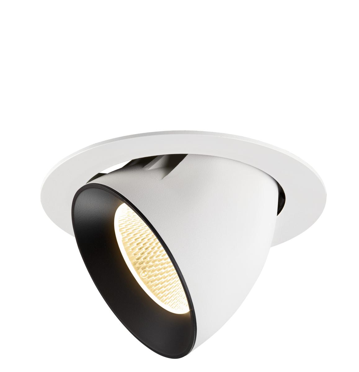 SLV InbouwspotNuminos Gimble XL wit/zwart 3000K - 20gr - 1009891