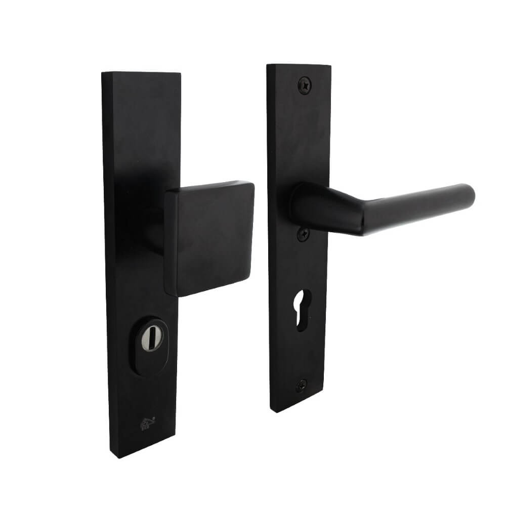 Intersteel Voordeurbeslag PC 72mmVurano kerntrekbeveiliging zwart - 0023.379436