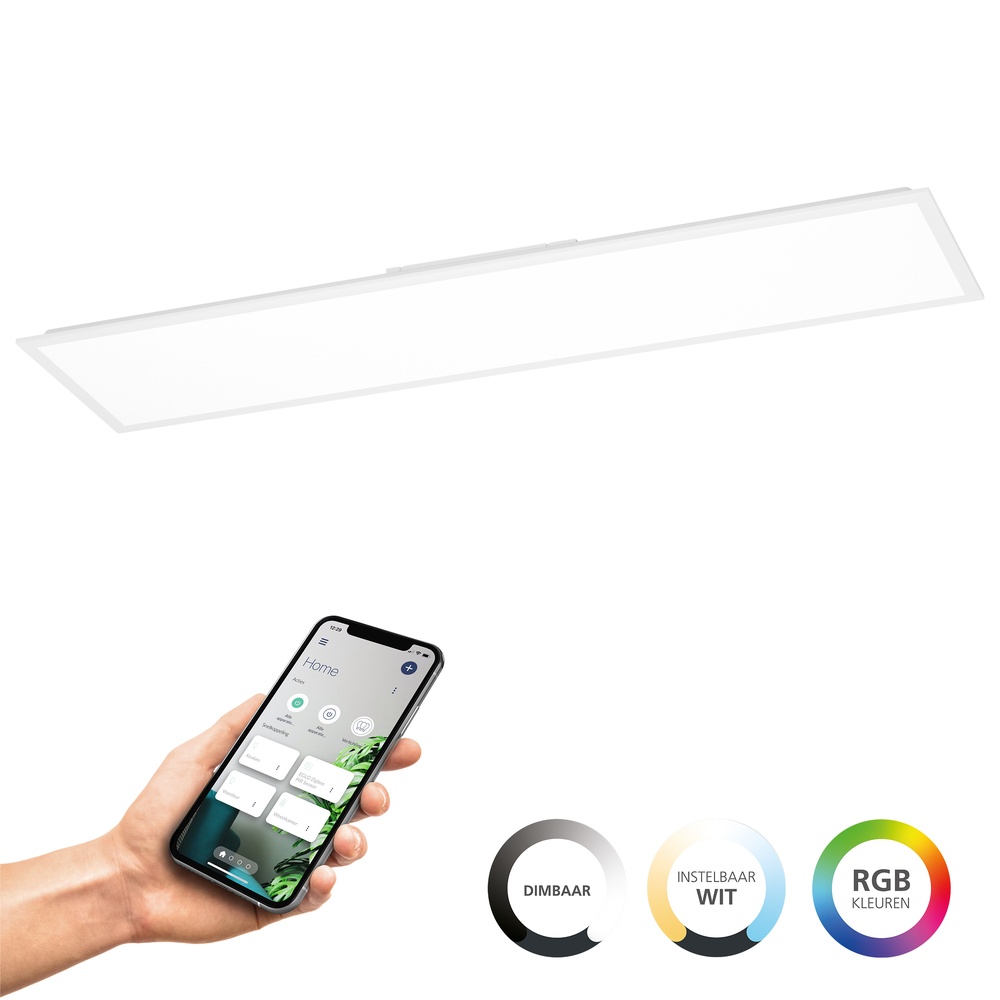 Eglo PlafondlampMoradillo 3-staps CCT wit 29,5cm - 901494