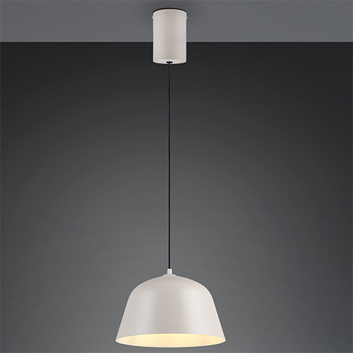 Trio Design hanglamp Tova grijs - R36411076