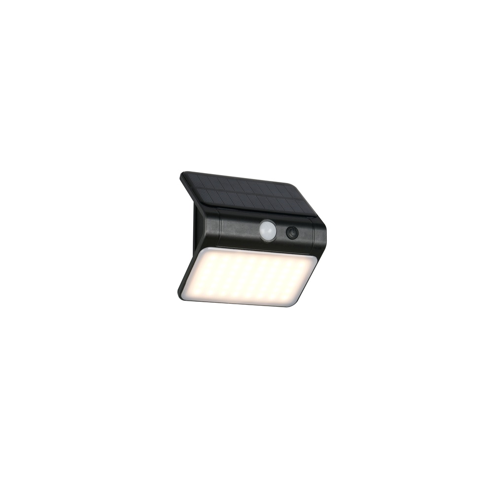 Trio Solar wandlampOlinda zwart - R23156102