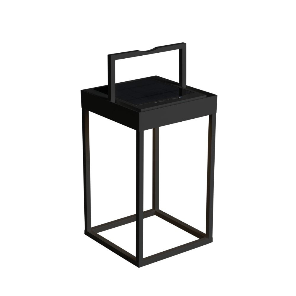 KonstSmide Mobiele tafellamp Portofino zwart - 7815-750