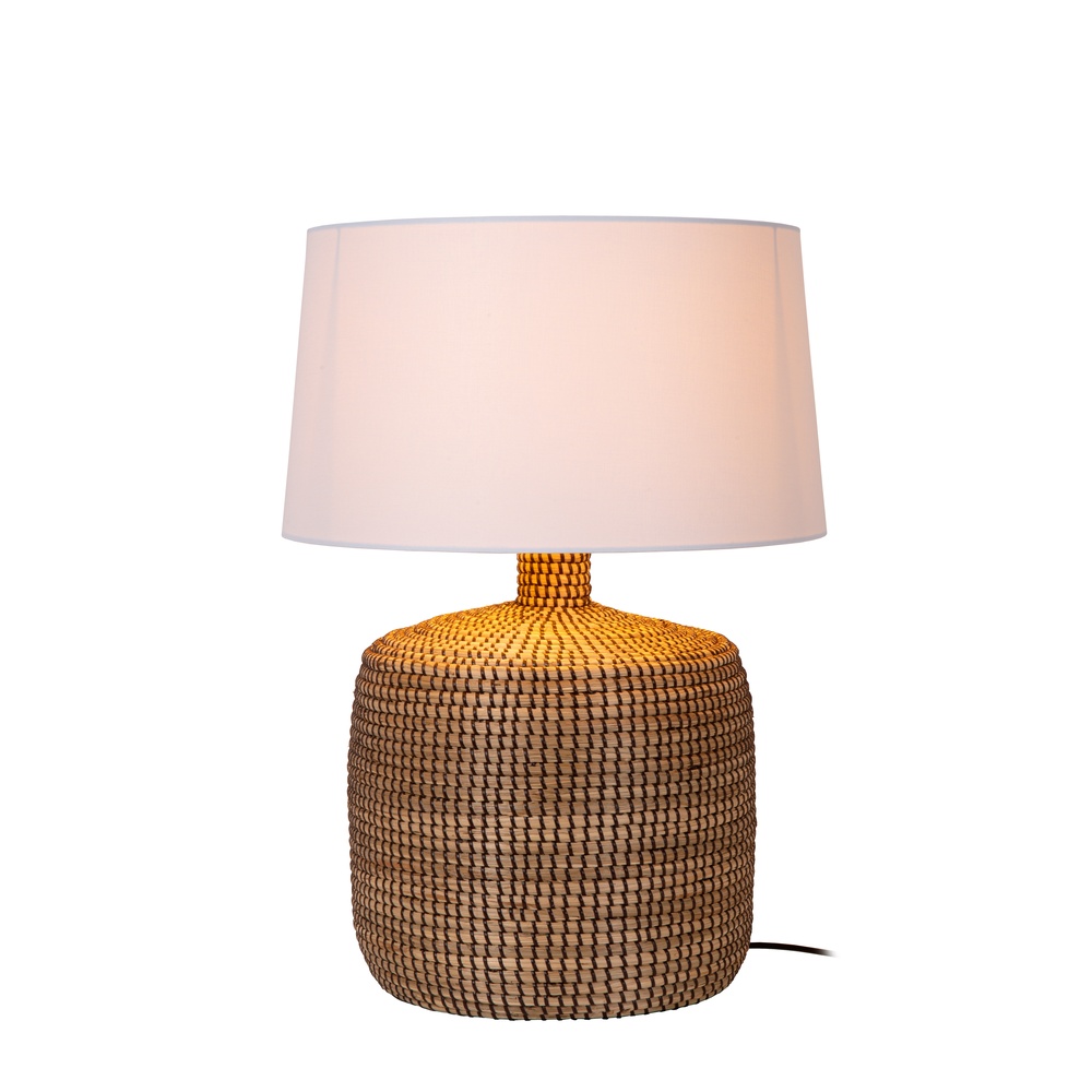 Premium by Lucide SchemerlampAmbala Ø 45cm - zeegras bruin - 10552/81/73