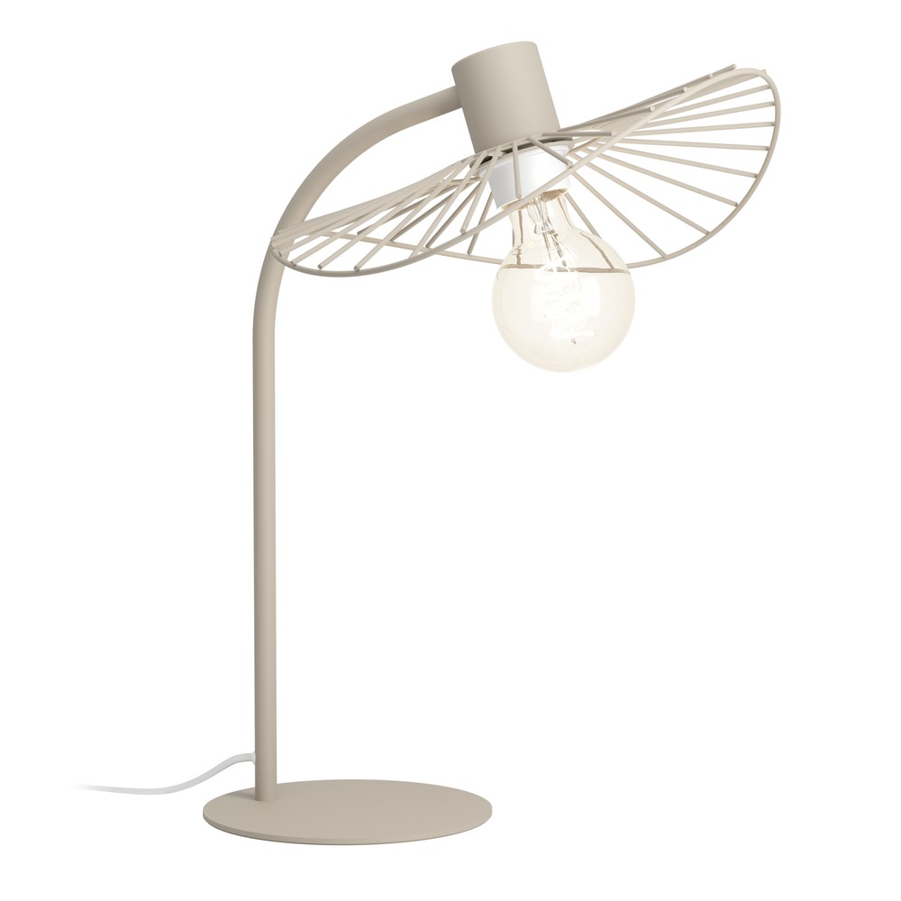 Design tafellamp Arroturas zand bruin