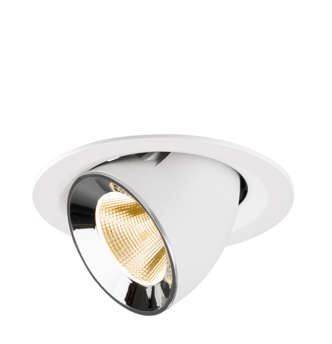 SLV InbouwspotNuminos Gimble M wit/chroom 2700K - 20gr - 1009552