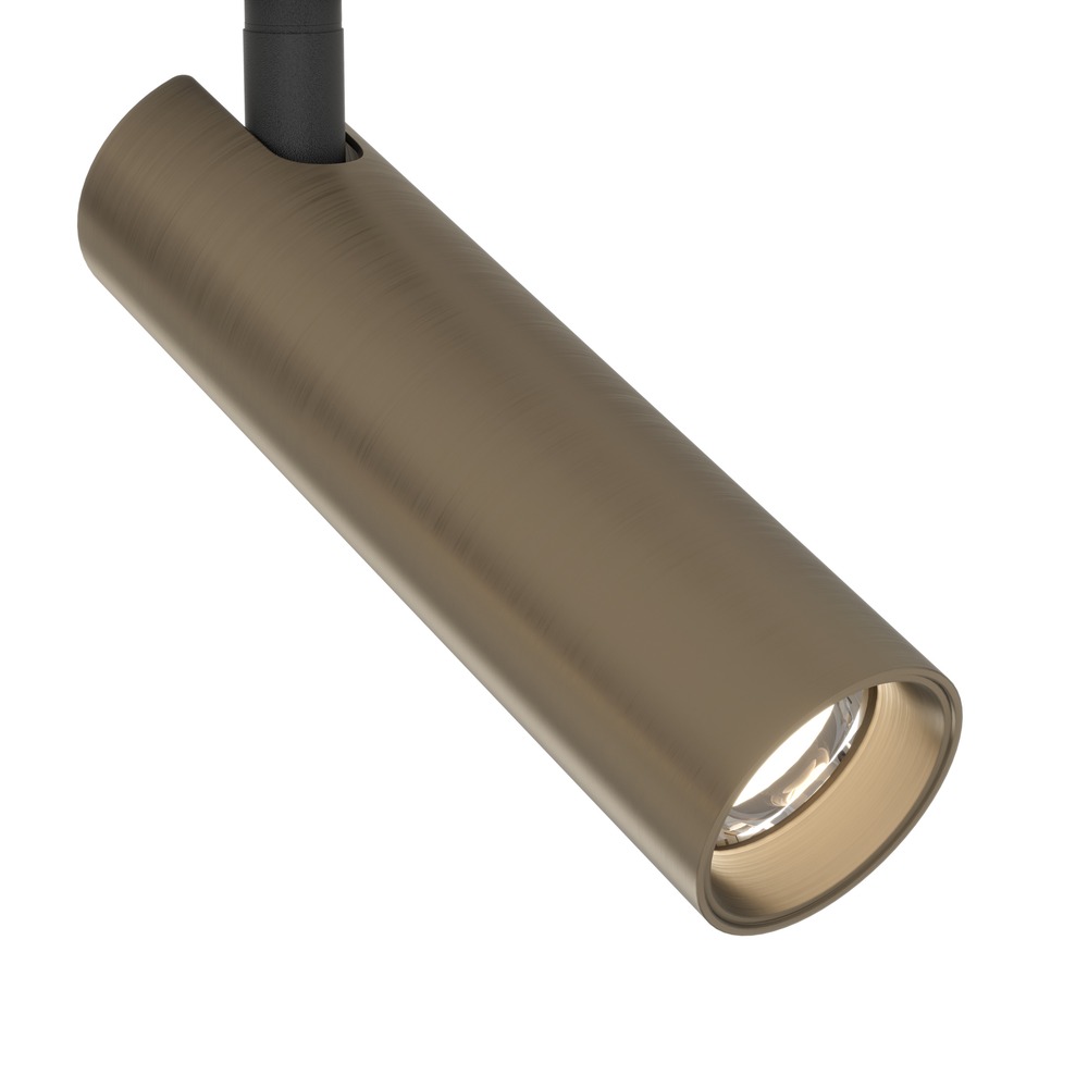 Opbouwspot Valproto 2-lichts zwart met brons Eglo 9008606392063